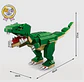 Dinosaurios - Juego De Construcción 6 En 1  - Miniatura 4