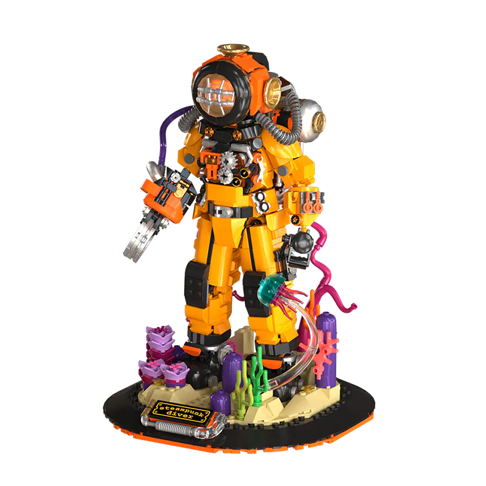 Steampunk Diver - Bloques de Construcción 1