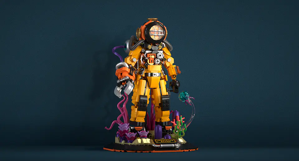 Steampunk Diver - Bloques de Construcción 5