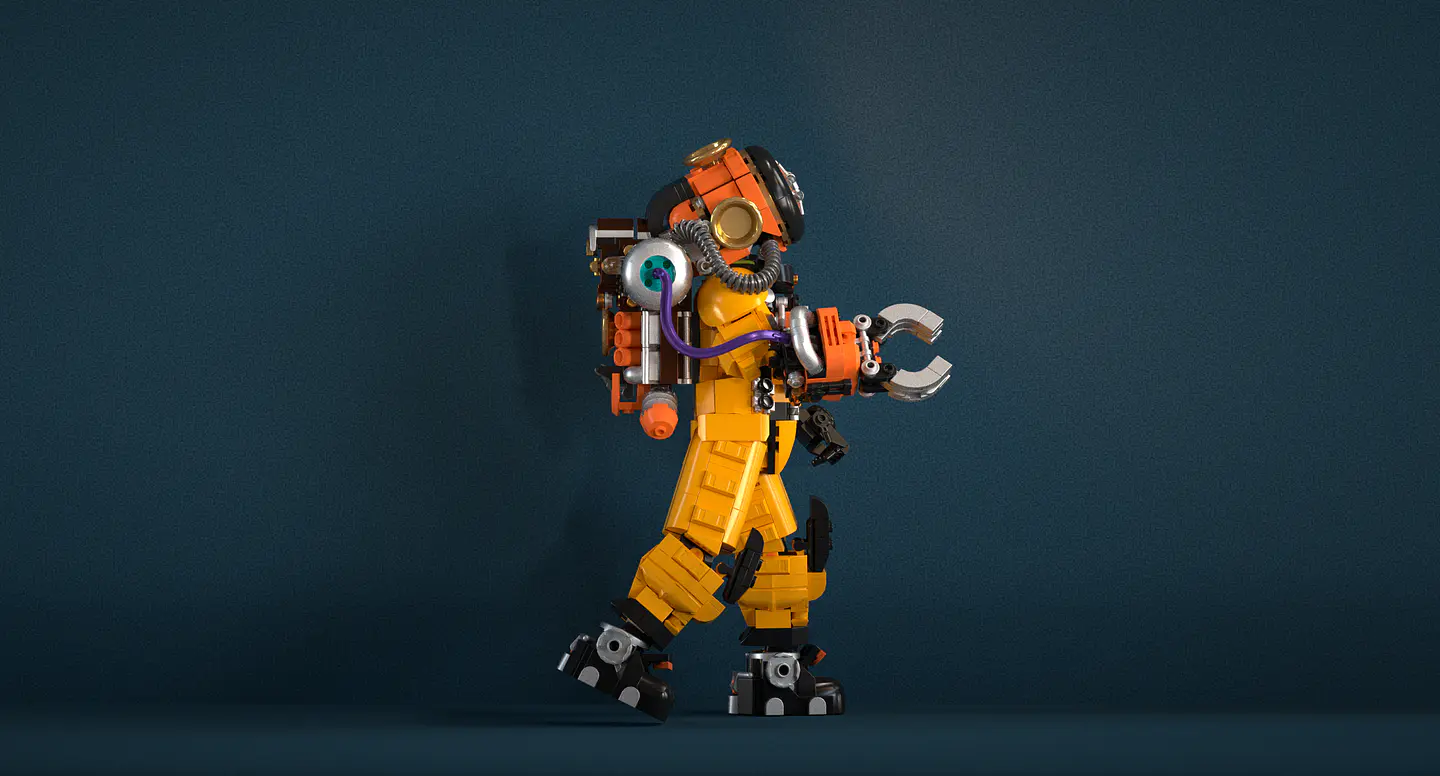 Steampunk Diver - Bloques de Construcción 6