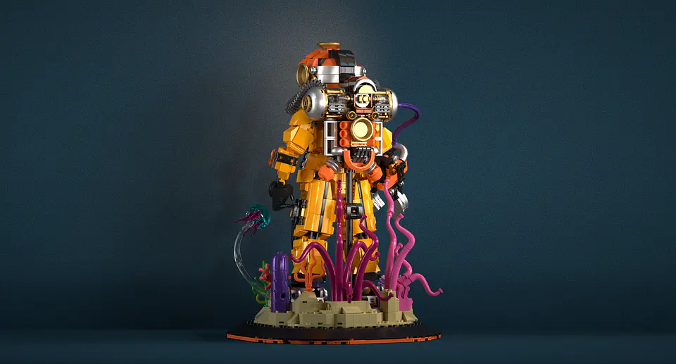 Steampunk Diver - Bloques de Construcción 7