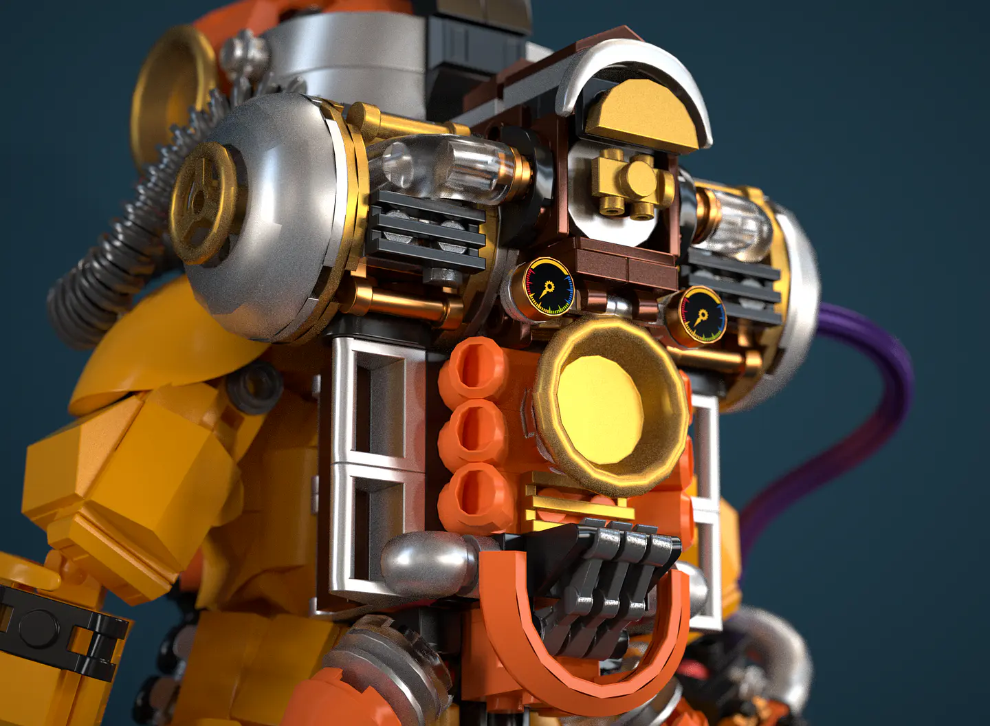 Steampunk Diver - Bloques de Construcción 8