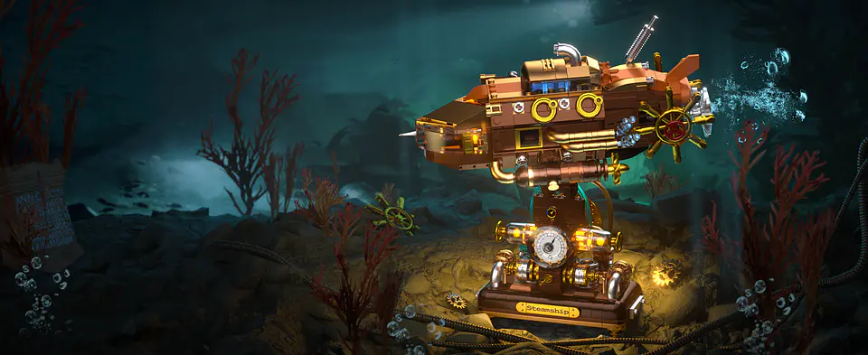 Steamship of the Abyss - Bloques de Construcción 2