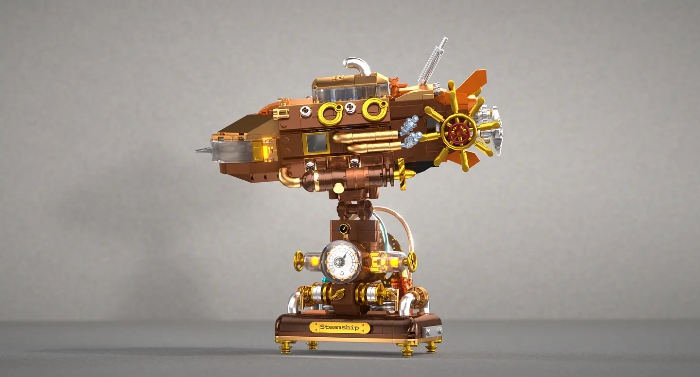 Steamship of the Abyss - Bloques de Construcción 6