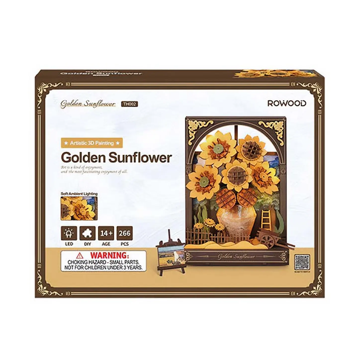 Golden Sunflower de Madera Armable | Rowood 8