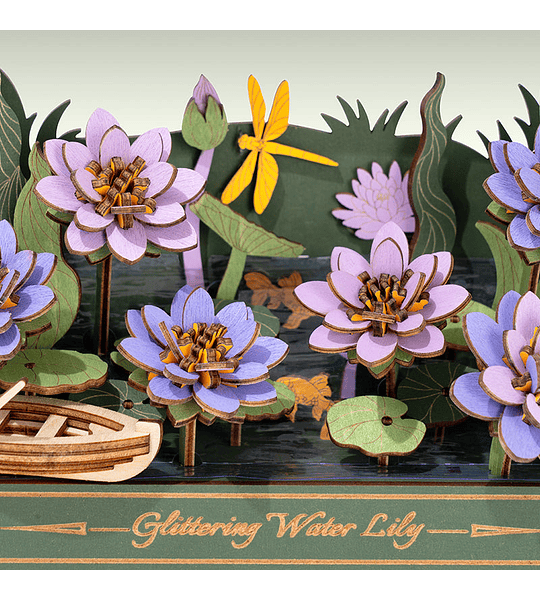 Glittering Water Lily - Rowood