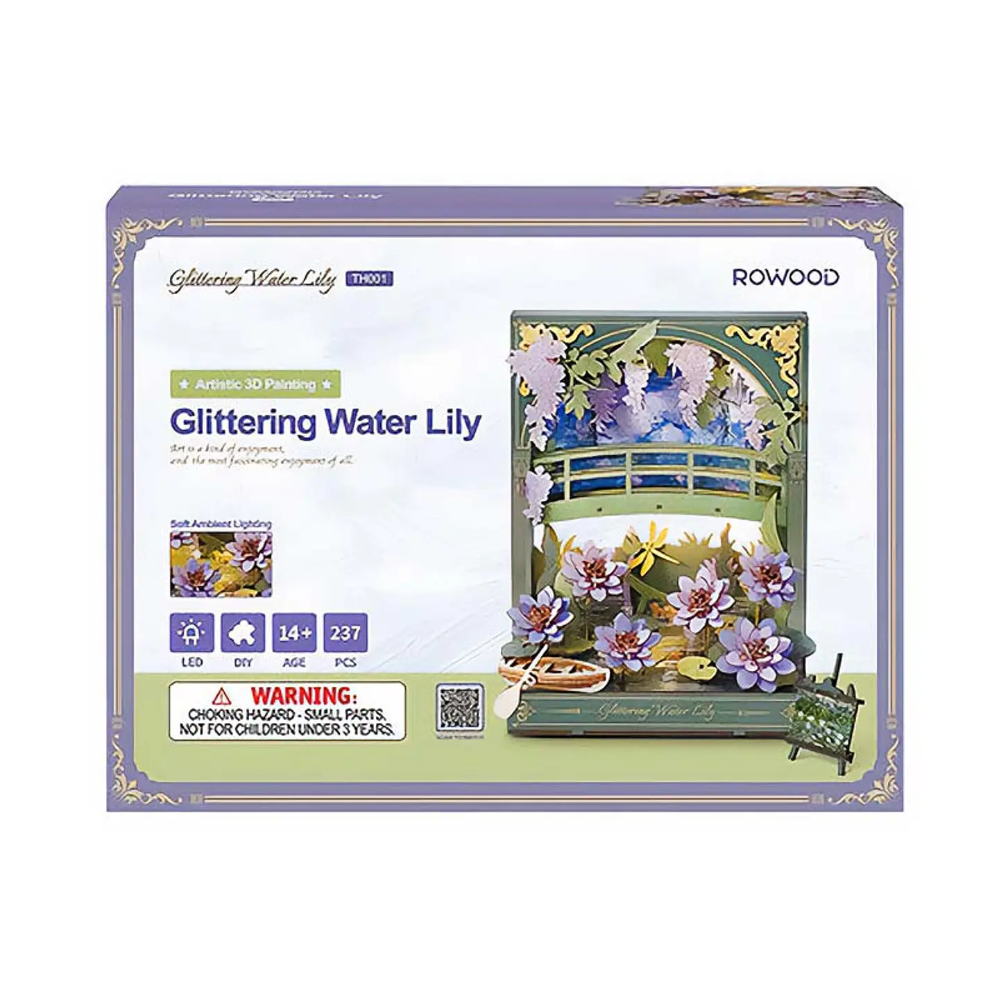 Glittering Water Lily de Madera Armable | Rowood 9