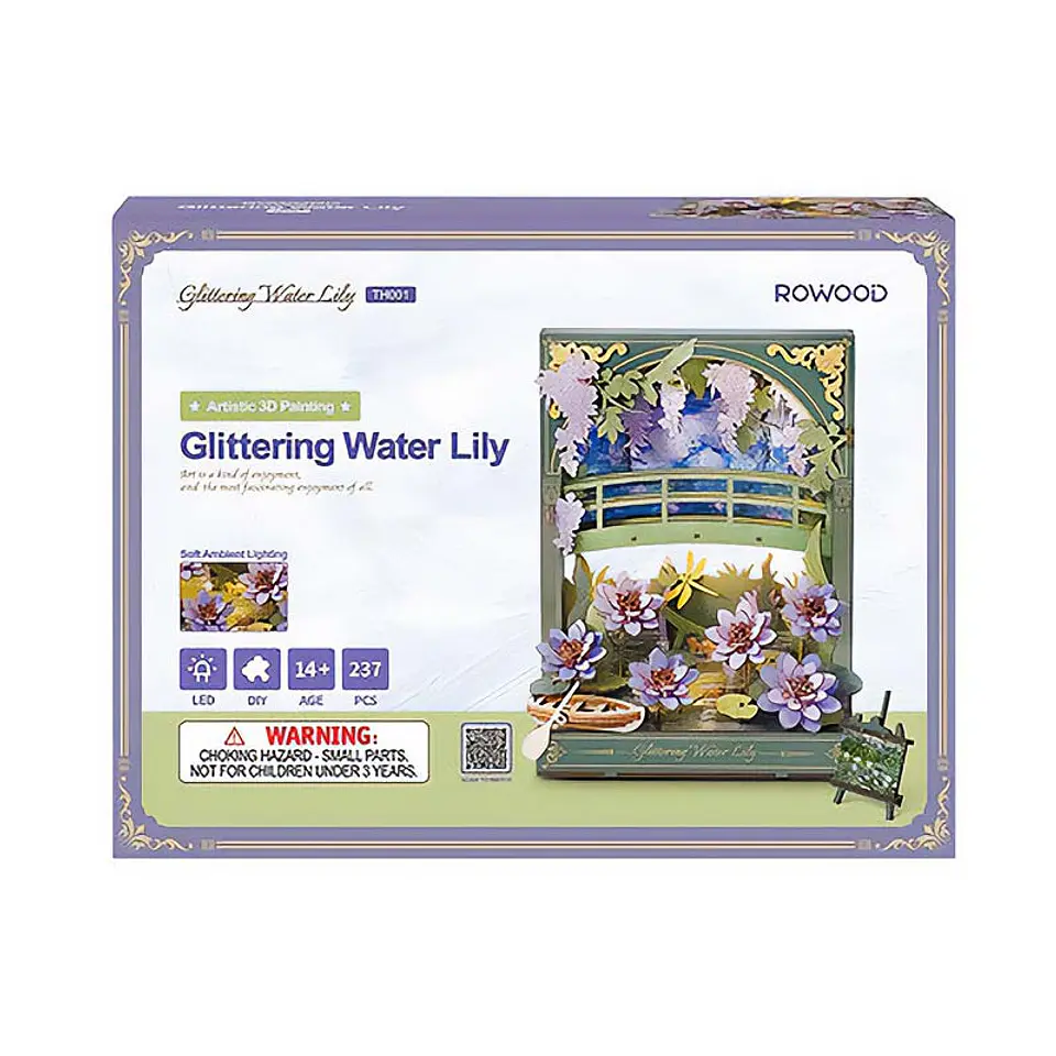 Glittering Water Lily de Madera Armable | Rowood 9