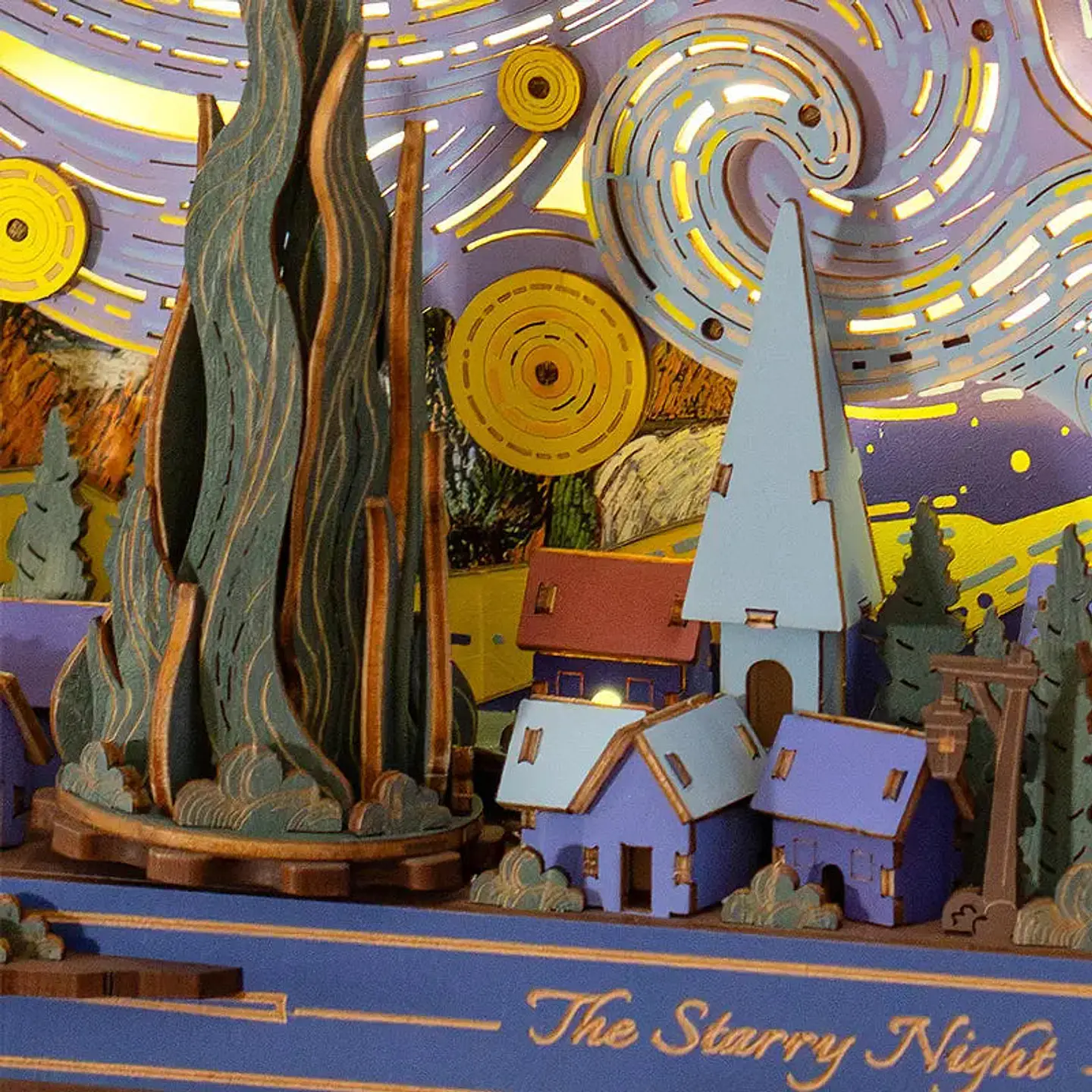 The Starry Night de Madera Armable | Rowood 3