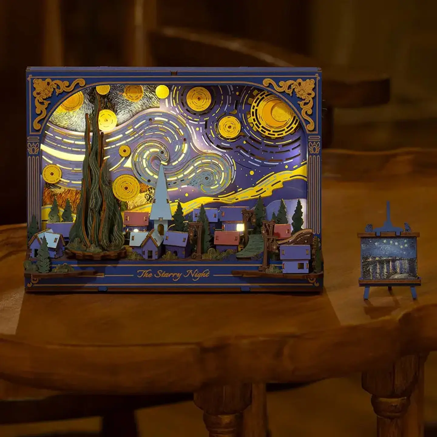 The Starry Night de Madera Armable | Rowood 6