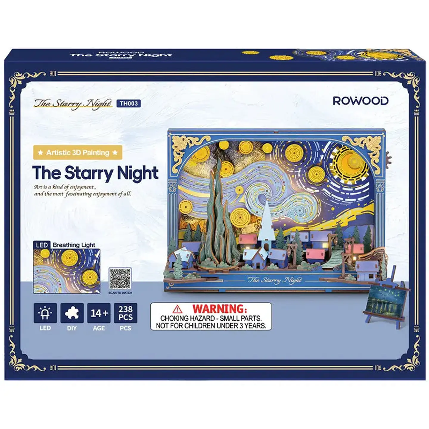 The Starry Night de Madera Armable | Rowood 7