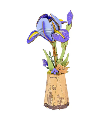 Flor de madera - Purple Iris - Rowood