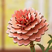 Flor de madera - Pink Dahlia - Rowood