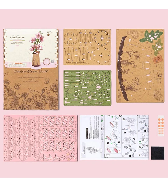 Flor de madera - Sakura - Rowood