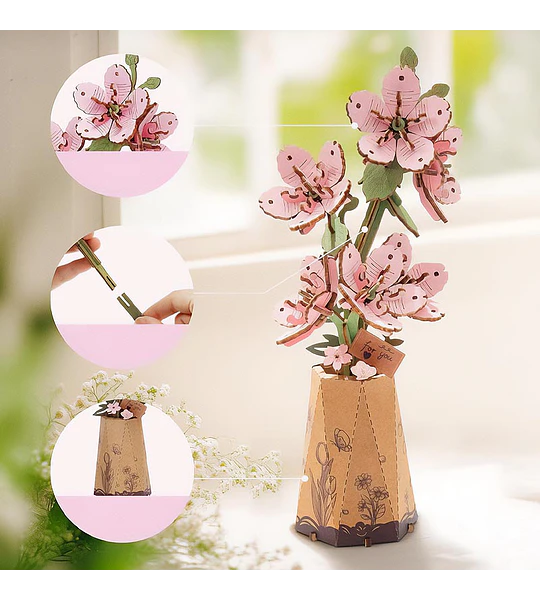 Flor de madera - Sakura - Rowood
