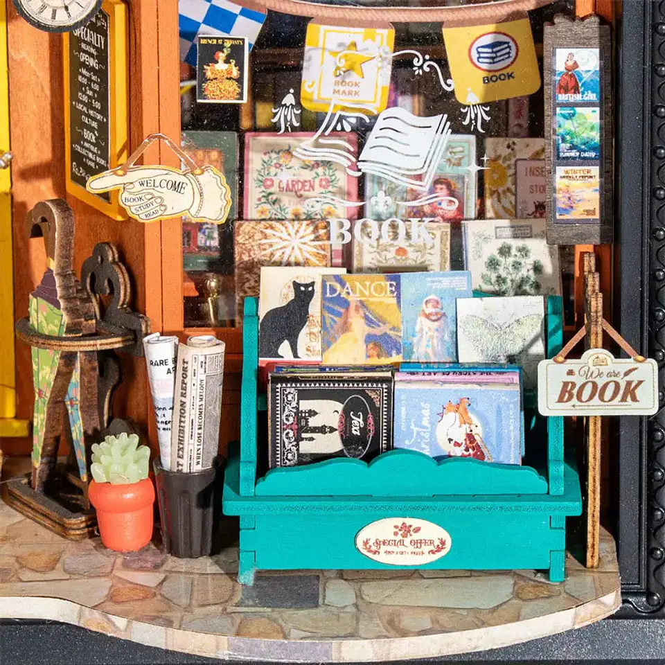 Old Times Bookstore - Story Frames Series - Rolife 4