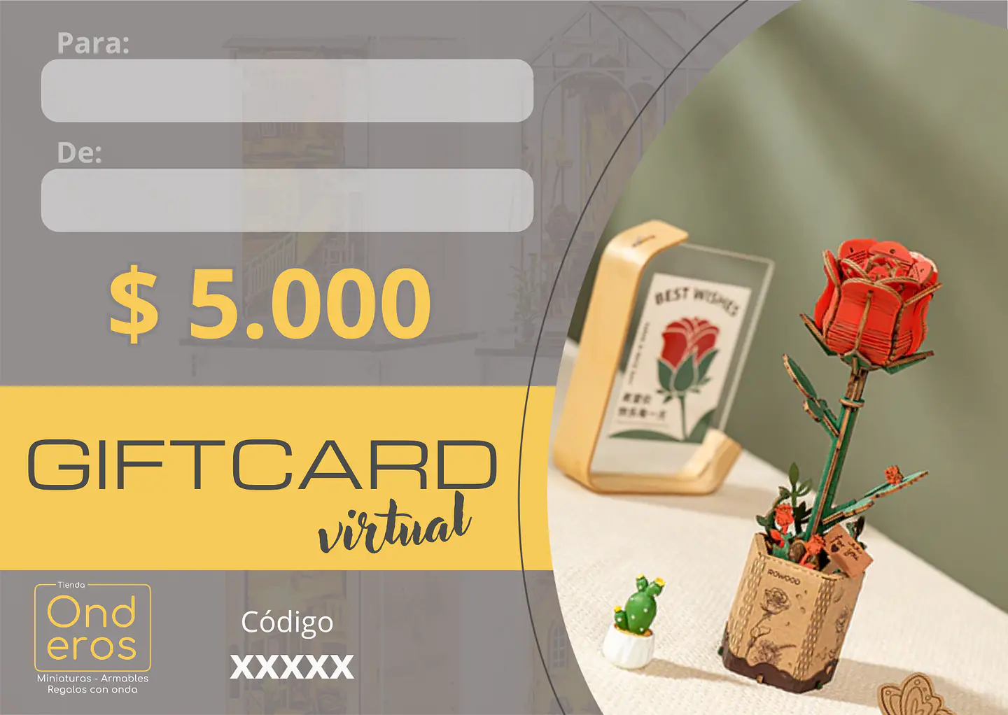 Gift Card Virtual 8