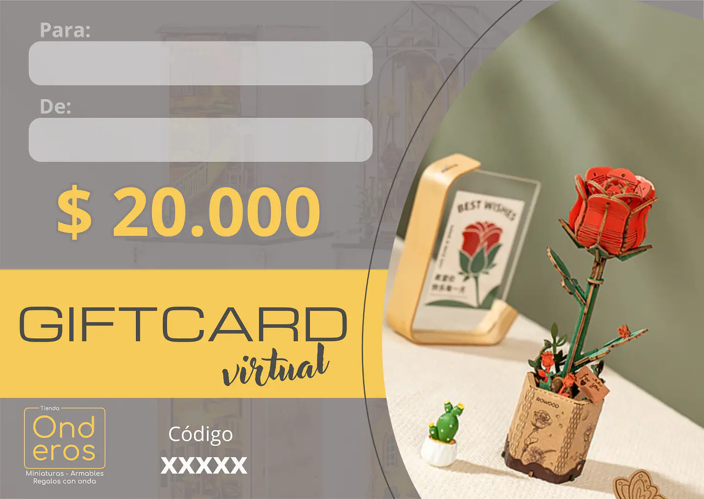 Gift Card Virtual 9