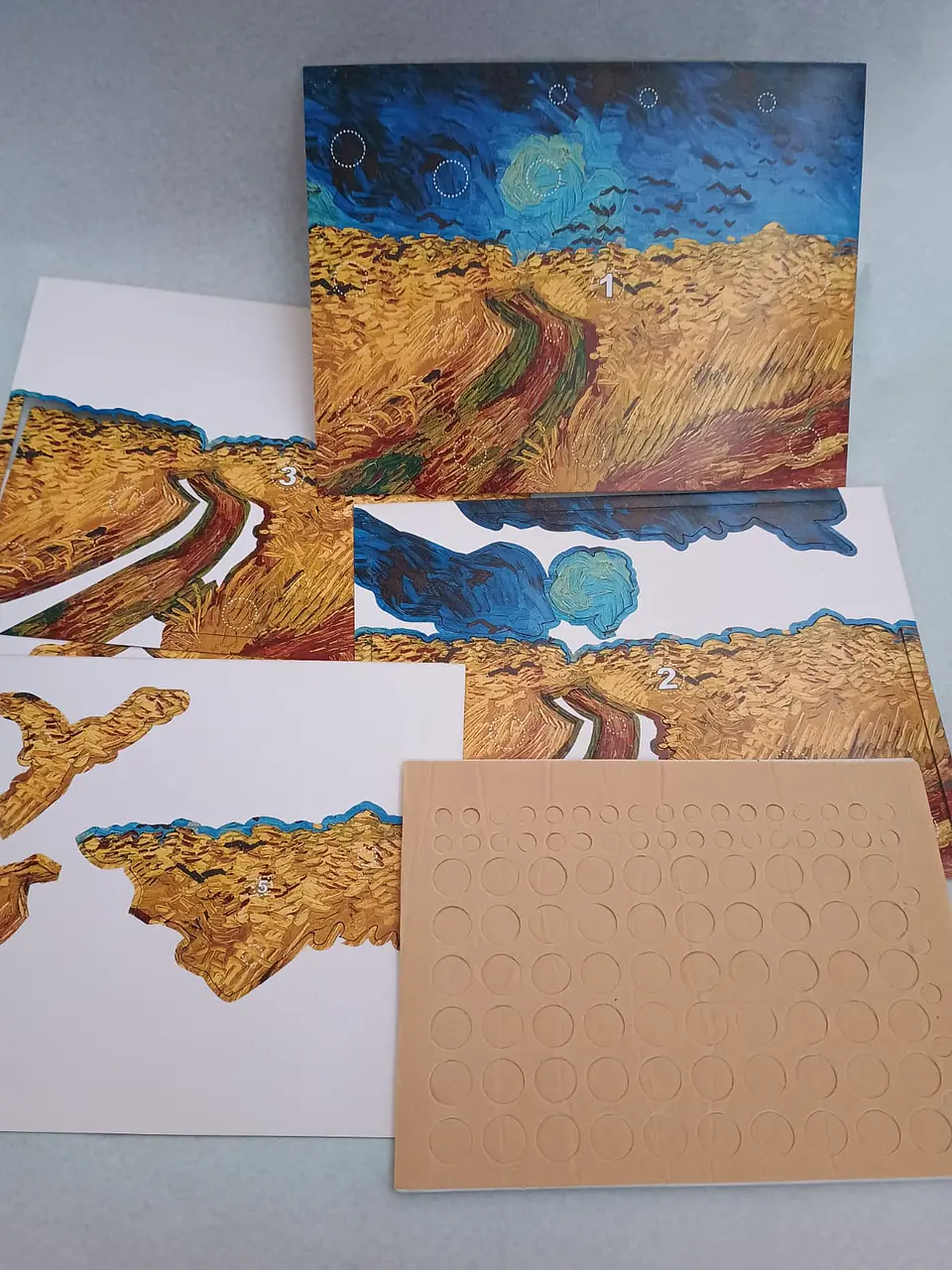 Puzzle 3D Cuadro Van Gogh | Trigal con Cuervos 2