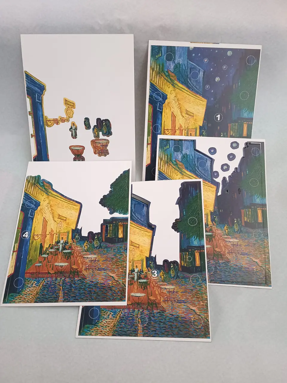 Puzzle 3D Cuadro Van Gogh | Terraza de Café 3