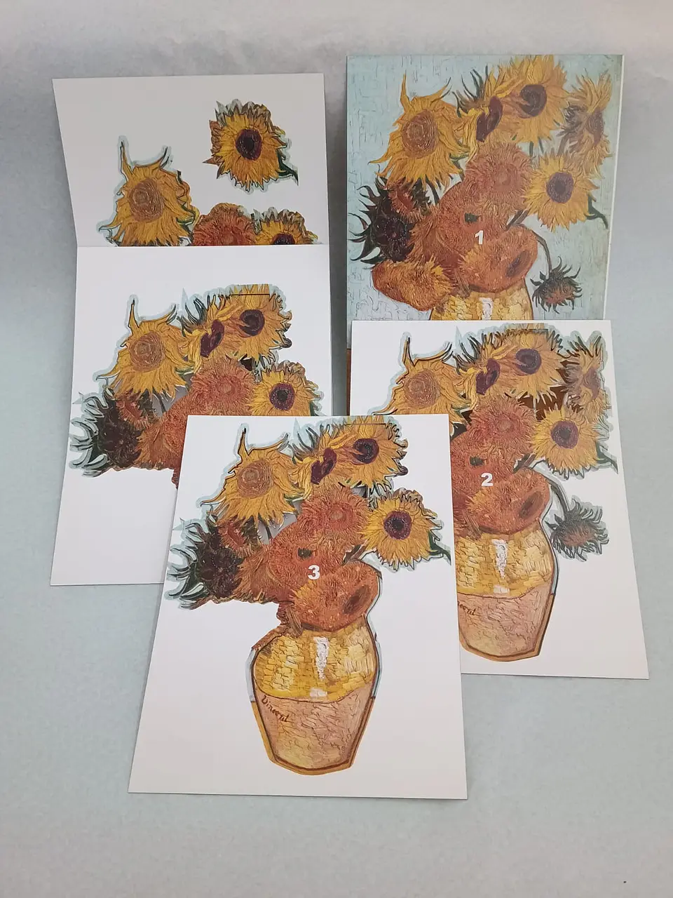 Puzzle 3D Cuadro Van Gogh | Los Girasoles 4