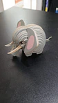 Modelo 3D de Cartón Elefante para Armar – Decoración DIY - Miniatura 2