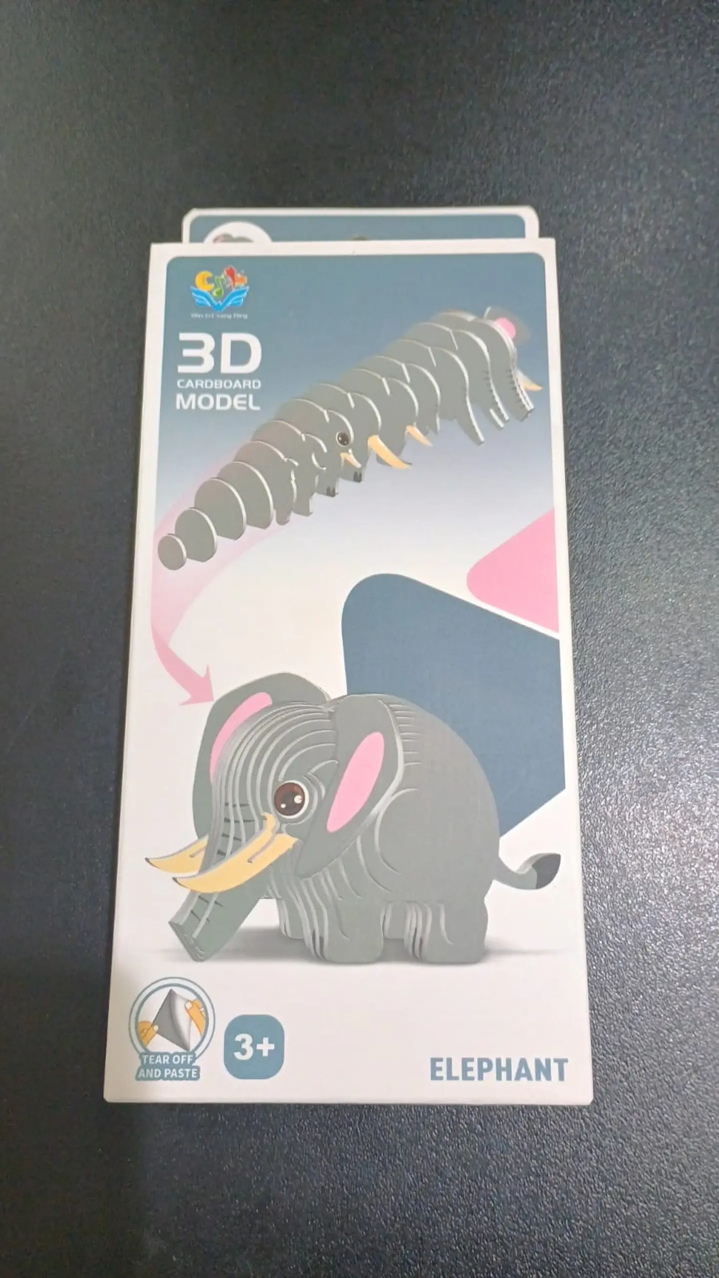 Modelo 3D de Cartón Elefante para Armar – Decoración DIY 1