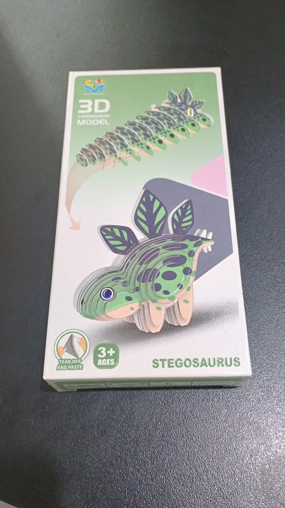 Modelo 3D de Cartón Stegosaurio para Armar – Decoración DIY 1