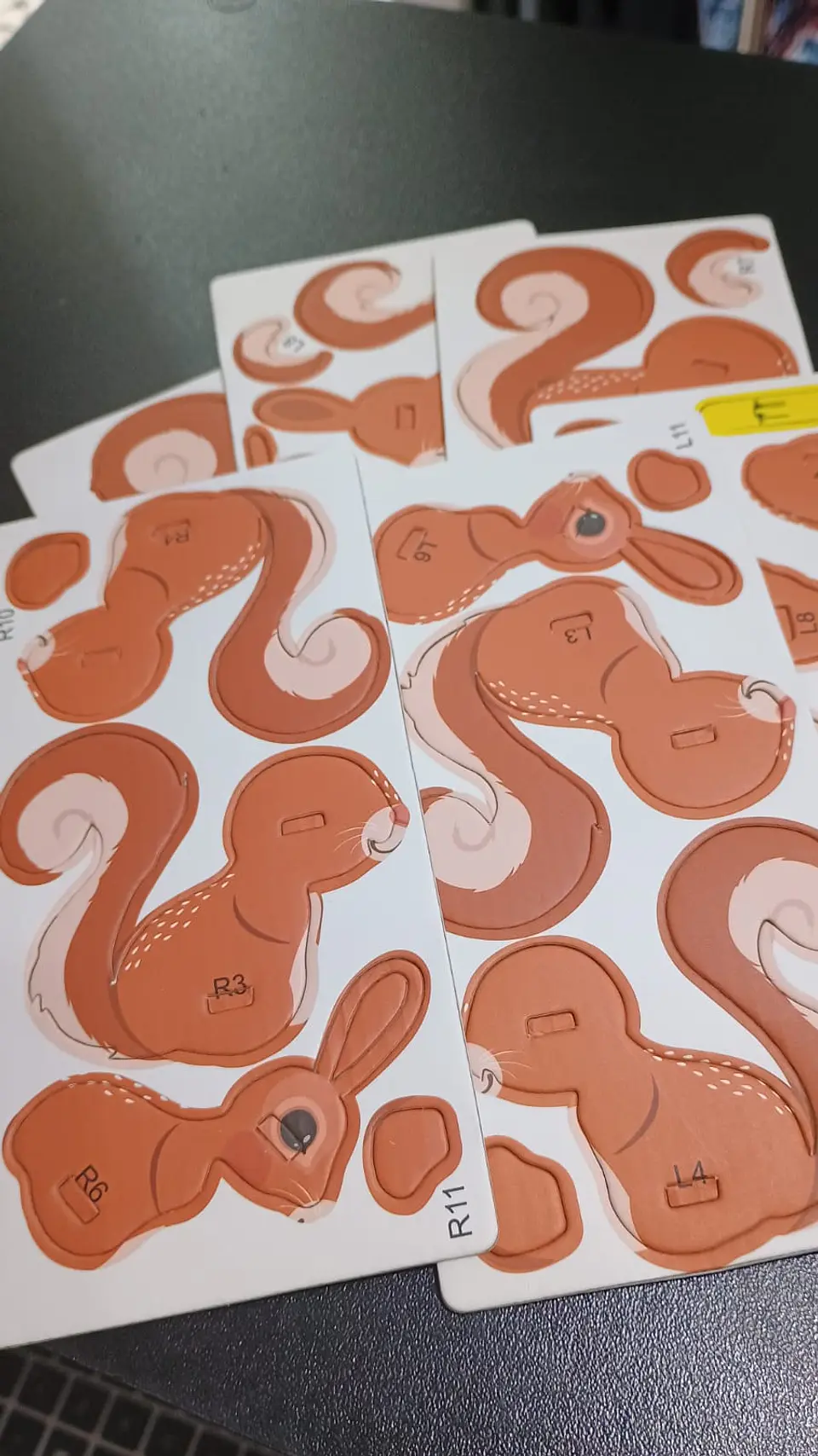 Modelo 3D de Cartón Ardilla para Armar – Decoración DIY 3