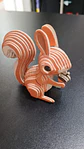 Modelo 3D de Cartón Ardilla para Armar – Decoración DIY - Miniatura 2