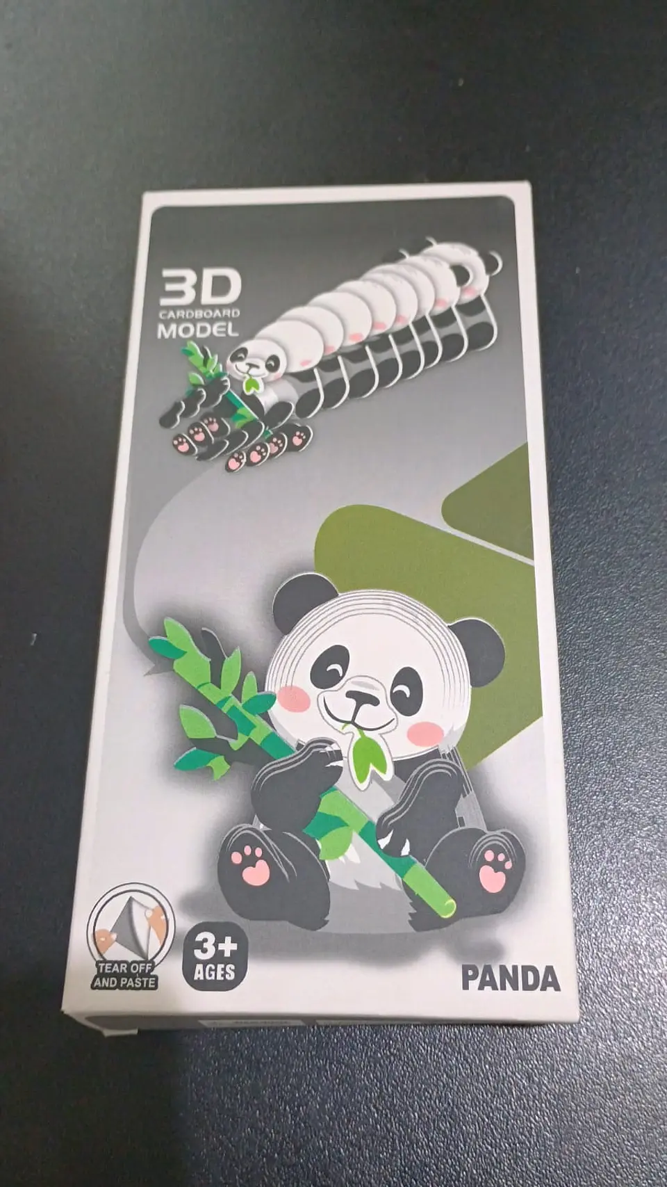Modelo 3D de Cartón Panda para Armar – Decoración DIY 1