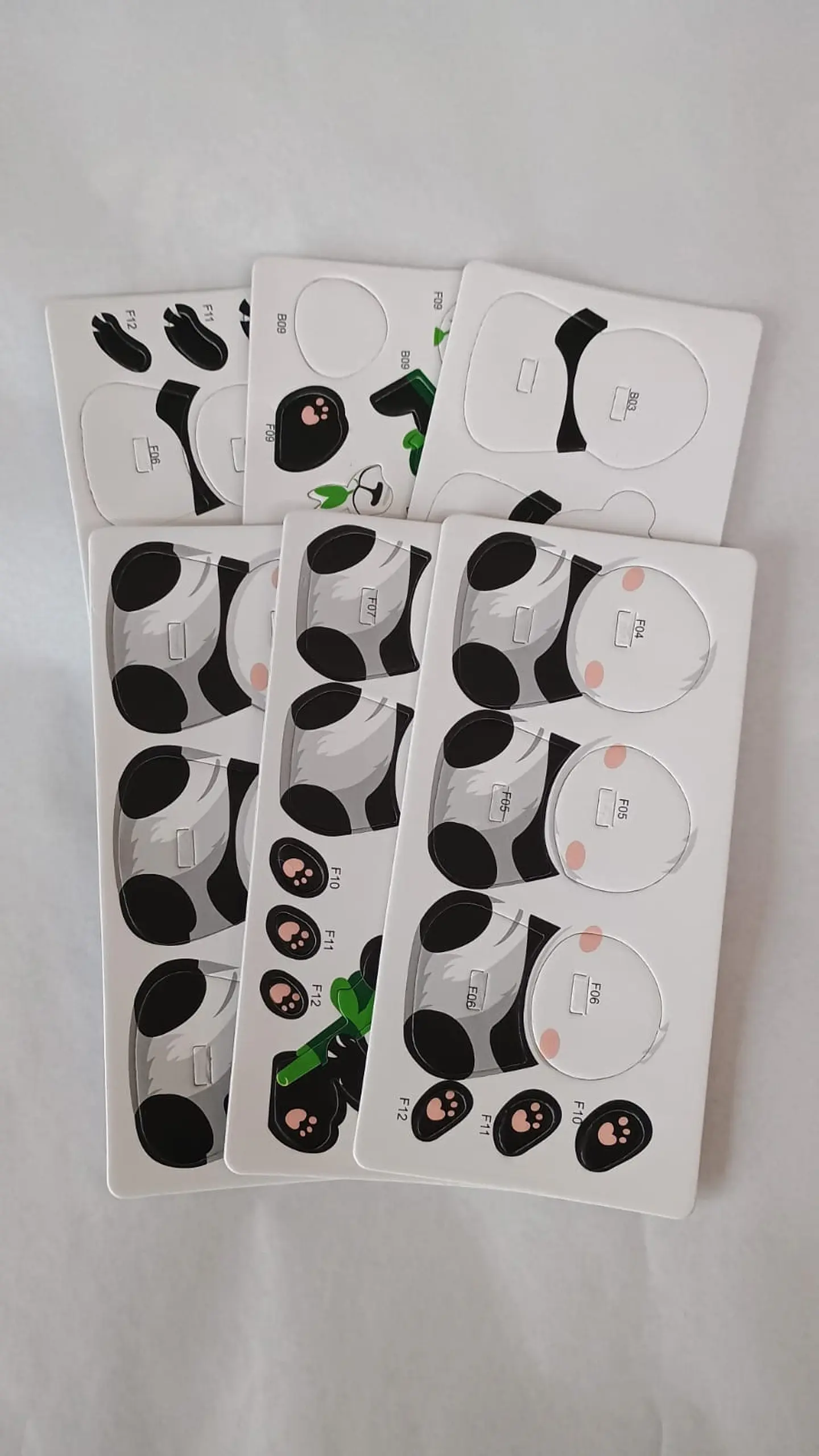 Modelo 3D de Cartón Panda para Armar – Decoración DIY 2