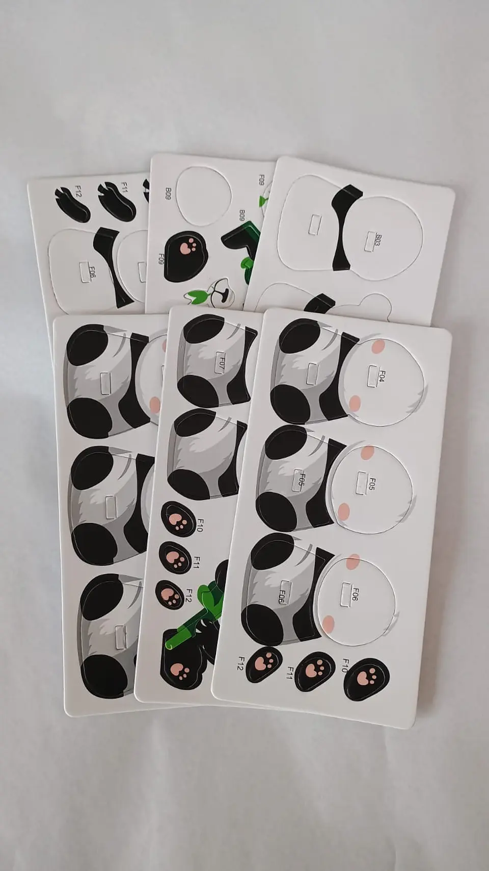 Modelo 3D de Cartón Panda para Armar – Decoración DIY 2
