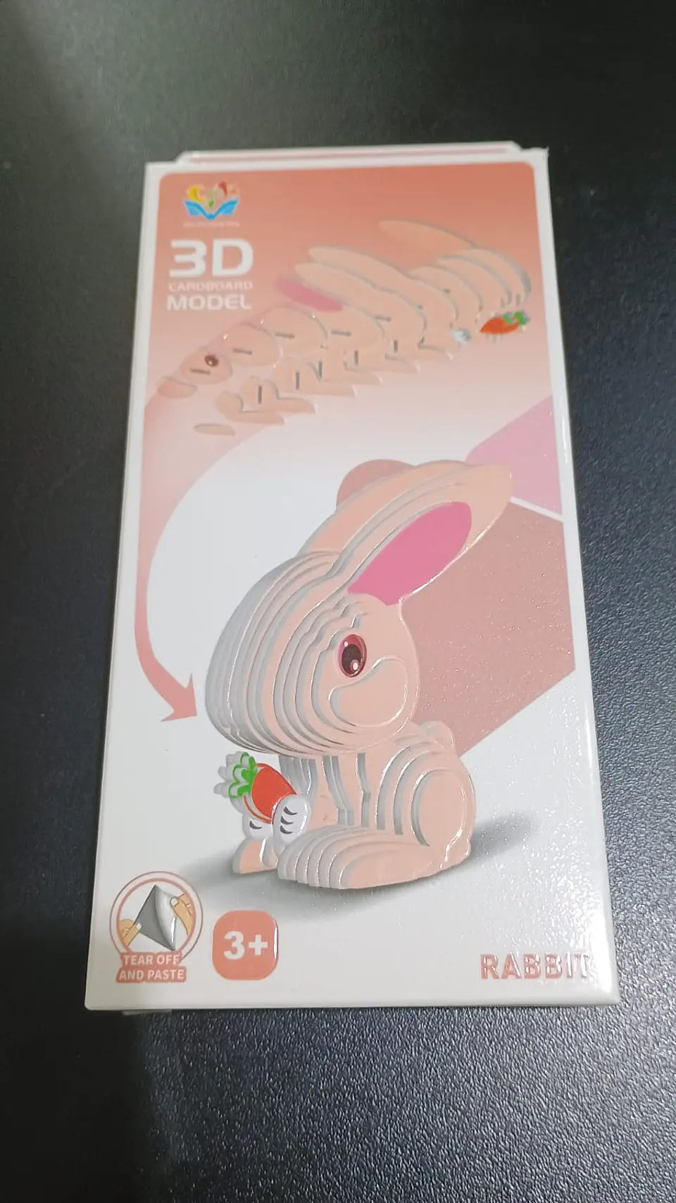 Modelo 3D de Cartón Conejo para Armar – Decoración DIY 1