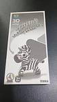 Modelo 3D de Cartón Cebra para Armar – Decoración DIY - Miniatura 1