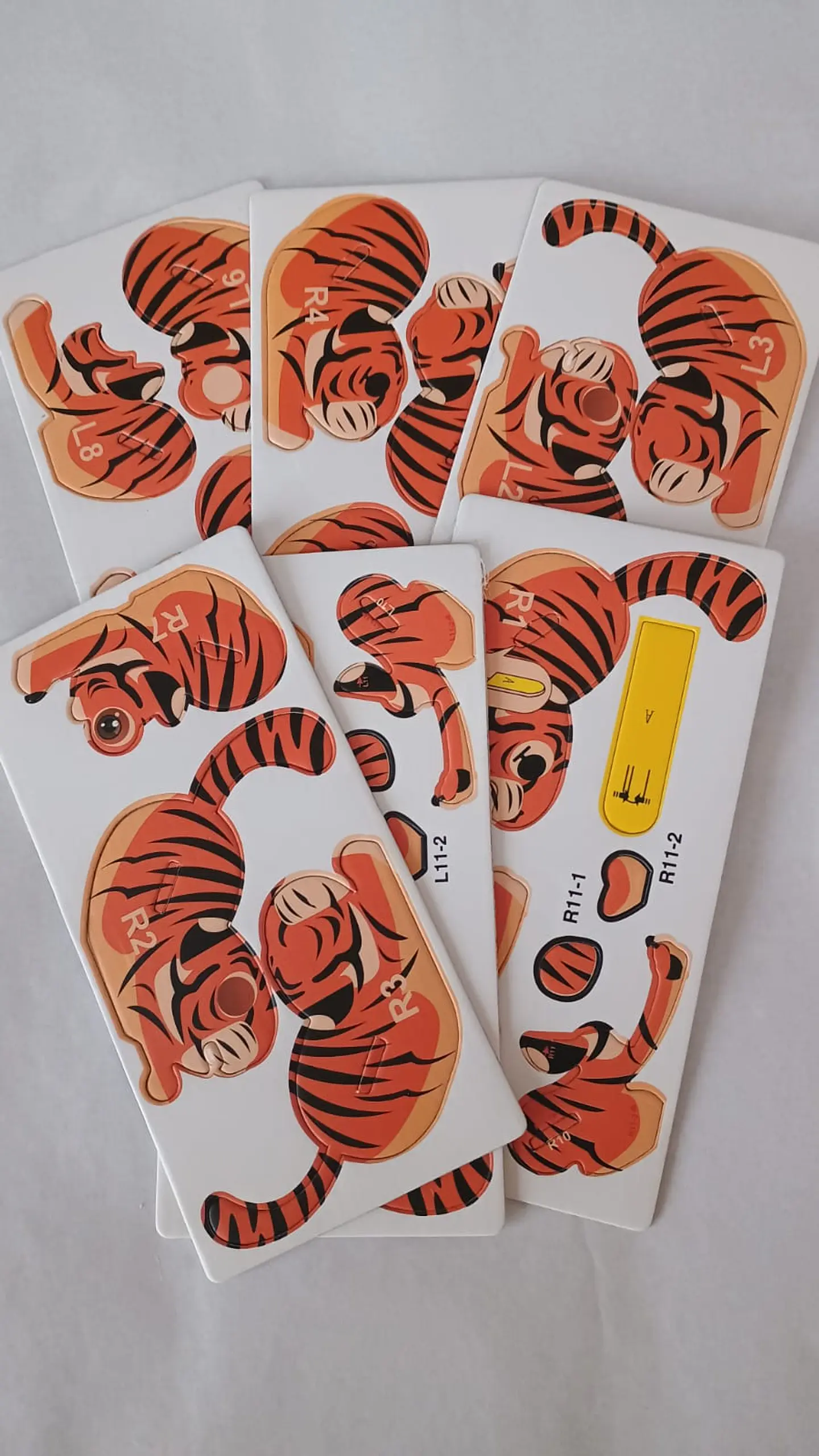 Modelo 3D de Cartón Tigre para Armar – Decoración DIY 2