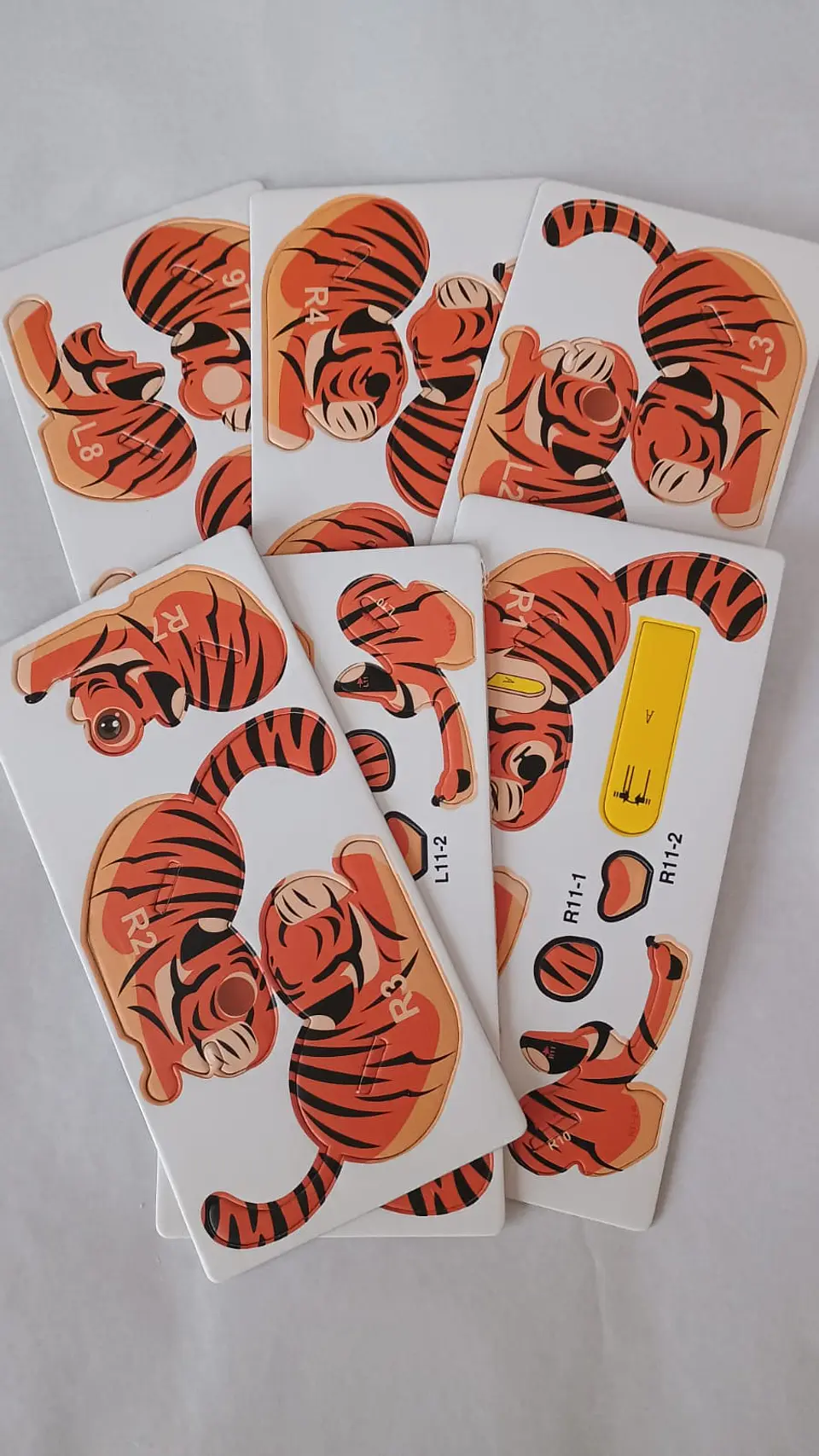 Modelo 3D de Cartón Tigre para Armar – Decoración DIY 2