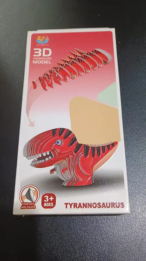 Modelo 3D de Cartón Tiranosaurio para Armar – Decoración DIY