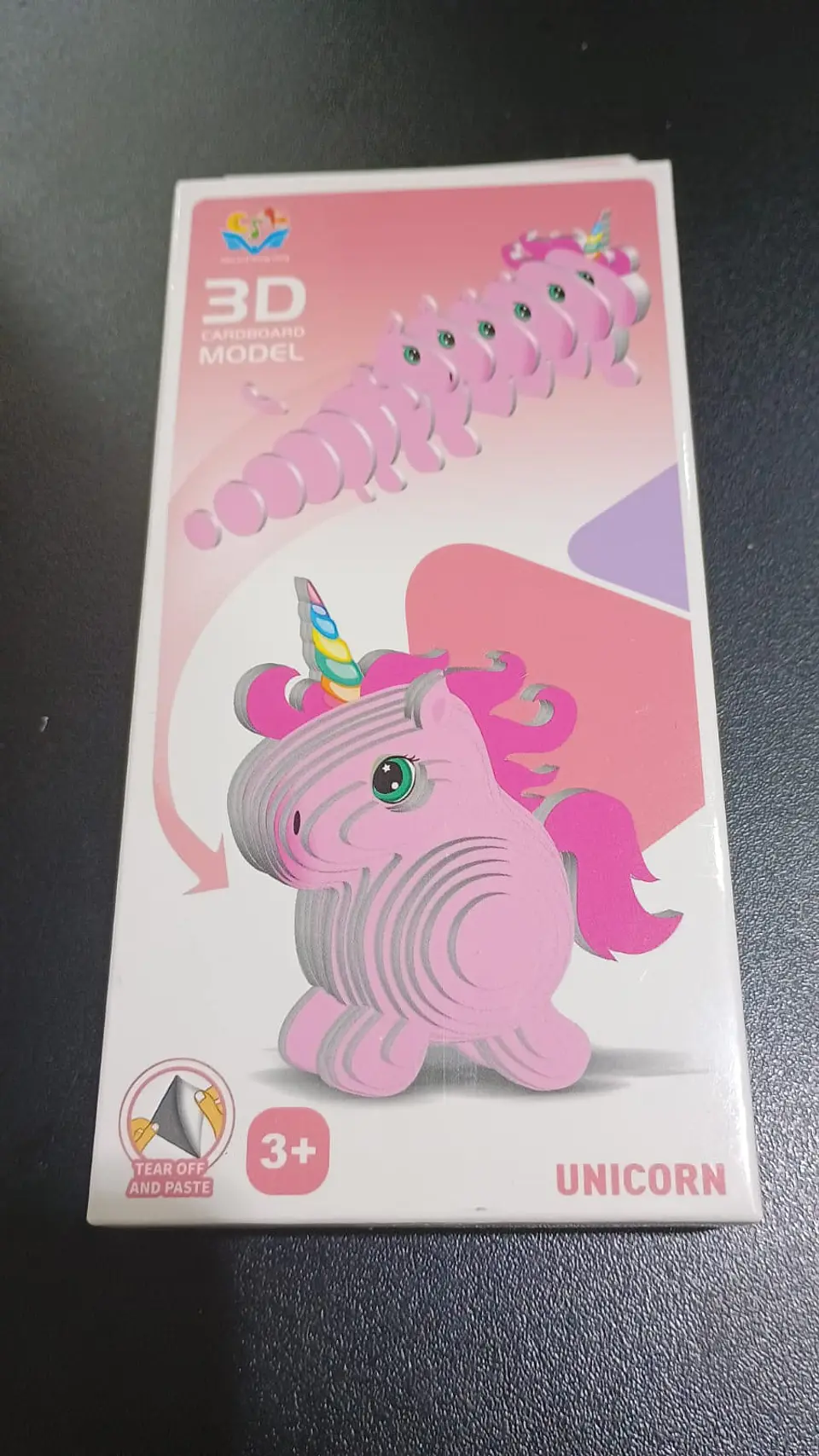 Modelo 3D de Cartón Unicornio para Armar – Decoración DIY 1