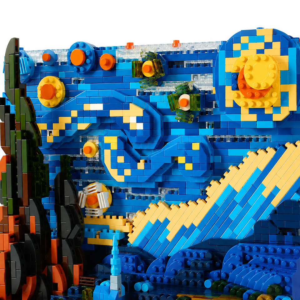 The Starry Night Armable 1849 piezas | Small Building Block 3