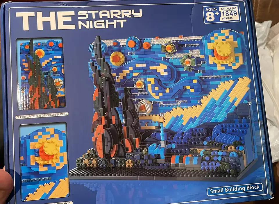 The Starry Night Armable 1849 piezas | Small Building Block 2
