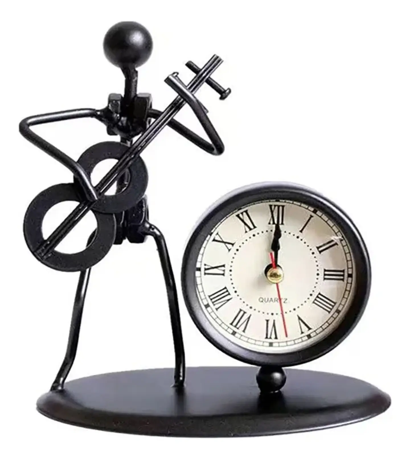 Reloj de Sobremesa de Metal - 4 diseños de instrumentistas 2