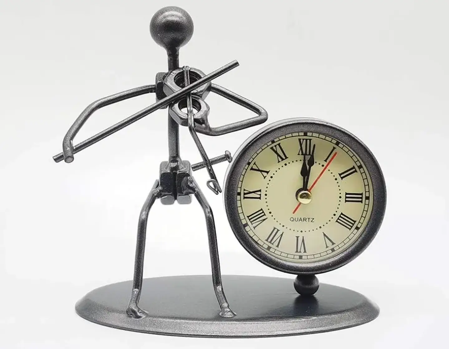 Reloj de Sobremesa de Metal - 4 diseños de instrumentistas 4