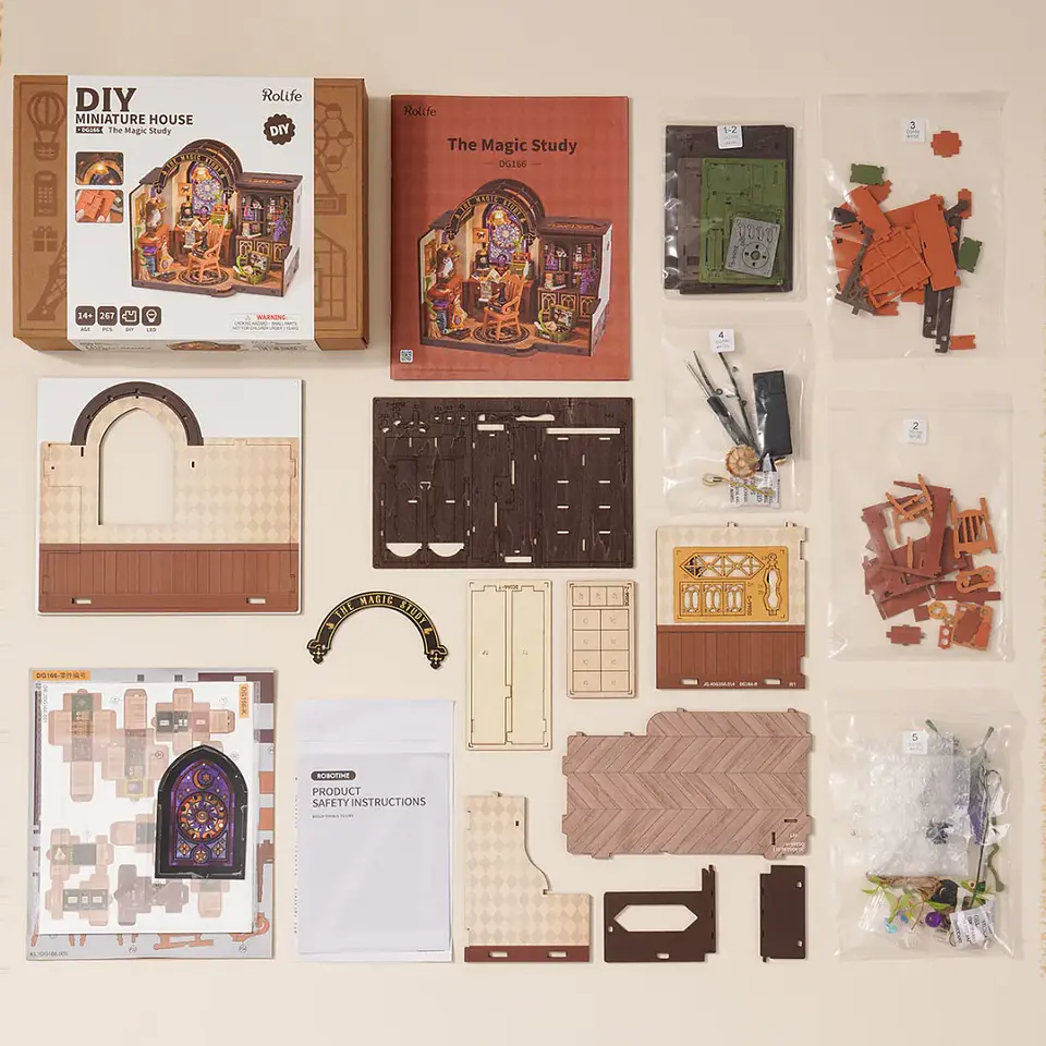 Magic Study Miniatura para Armar | Rolife 4