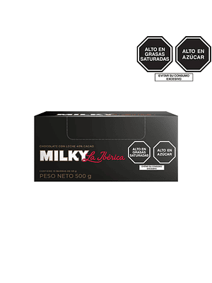 Barra milky la ibérica x 50 g x 10 pzs