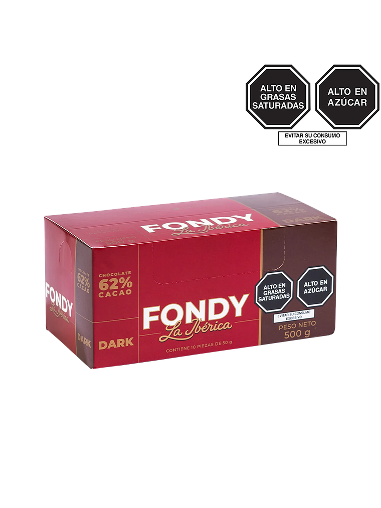 Fondy Dark x 50 g x 10 pzs 1