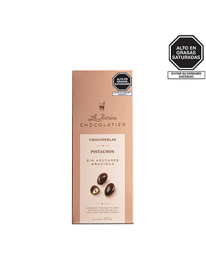 Chocoperlas de Pistachos sin azúcares añadidos x 100 g