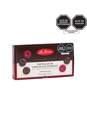  Pastillas de chocolate fondant x 300 g