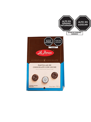 Pastillas de chocolate con leche 150 g