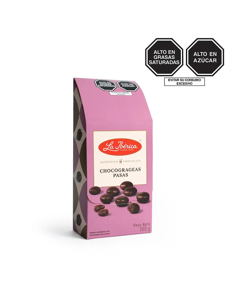 Chocogrageas pasas x 100g 1